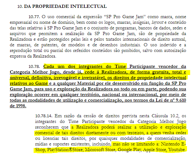 Regulamento anterior determinava a cessão dos direitos do jogo integralmente à Flux