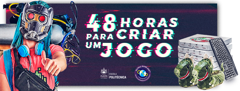 Chamada da Global Game Jam Curitiba 2020